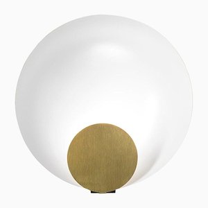 Lámpara de mesa Siro Satin Gold de Marta Perla para Oluce