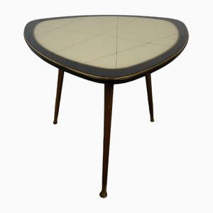 Kidney Table with Glass Top, 1950s