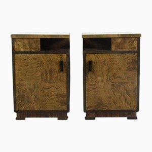 Art Deco Bedside Tables from Funkis, 1960s, Set of 2
