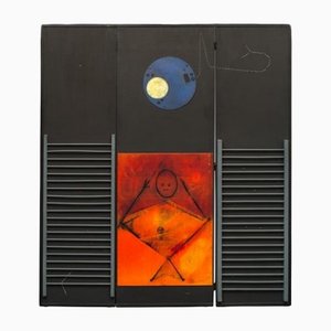 Max Ernst, Le Grand Ignorant, 1974, Mixed Media & Lithographie auf Holz