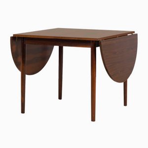 Mid-Century Danish Modern Drop Leaf Rosewood Table in the Style of Arne Vodder, 1960s