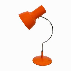 Lámpara de mesa naranja de Josef Hurka para Napako, años 60