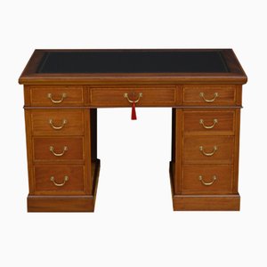 Mahogany Pedestal Desk from Maple & Co