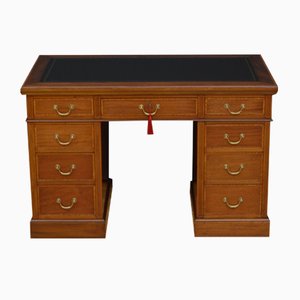 Mahogany Pedestal Desk from Maple & Co