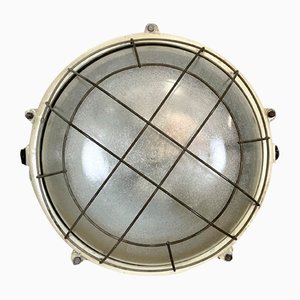Industrial Cast Aluminium Wall or Ceiling Lamp from Elektrosvit, 1970s