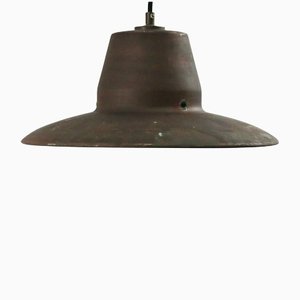 Vintage Industrial Copper Factory Pendant Lamp