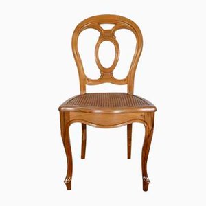 Napoleon III Solid Walnut Chairs, Set of 5