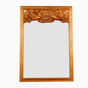 Mid-Century Hollywood Regency Gold Gilt Wood Mirror