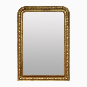 Specchio Napoleone III in legno dorato
