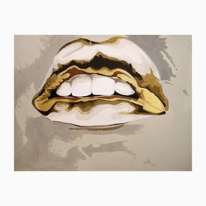 Anna Malikowska, Kiss, 2015, acrílico sobre lienzo