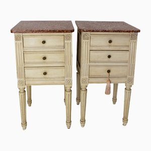 French Louis XVI Style Nightstands, 1960s, Set of 2