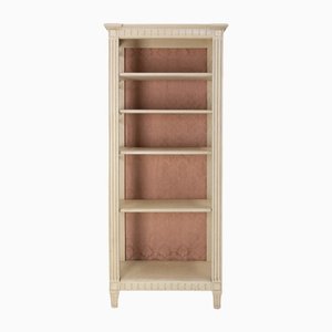Mid-Century French Louis XVI Style Patinated Bookcase