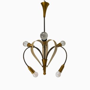 French Chandelier by Pierre Guariche for Disderot, 1950