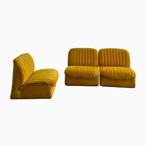 Armchairs by Tobia and Afra Scarpa for Cassina, 1970s, Set of 3