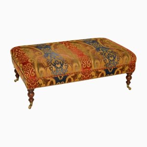 Large Antique Victorian Style Footstool Ottoman
