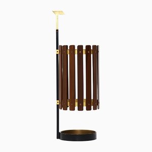 Umbrella Stand in Wood and Metal, 1960s