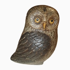 Stoneware Owl by Lisa Larson for Gustavsberg, 1987