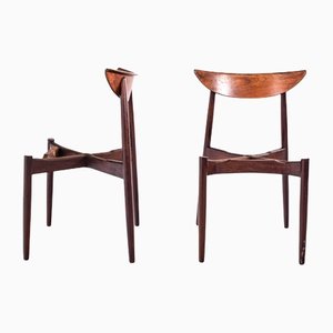 Rosewood Dining Chairs by Harry Ostergaard for Randers, Set of 10