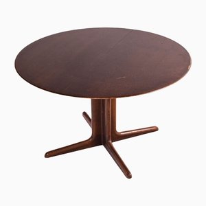 Mid-Century Oak Round Dining Table from Skovby, 1960s