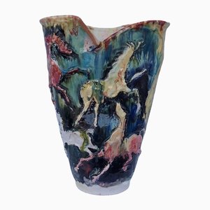 Ceramic Vase by N. Ciavardones