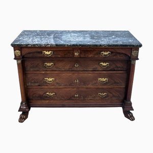 Antique European Empire Chest of Drawers, 1880s