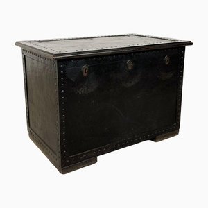 Antique Riveted Metal Strong Box