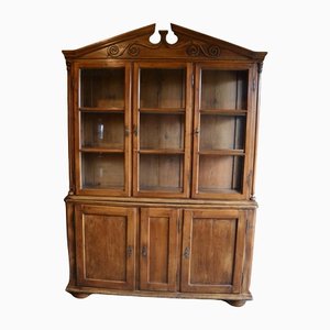 Antique Empire Fruitwood Bookcase
