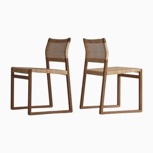 Danish Modern BM61 Chairs by Børge Mogensen for P. Lauritsen & Son, 1950s, Set of 2