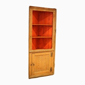 Early 19th Century Pine Corner Cabinet