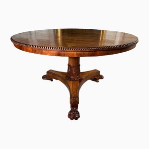 Early Georgian Rosewood Tilt Top Dining Table from Gillows