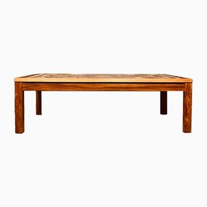 Mid-Century Danish Rosewood Coffee Table with Tiled Top by Oxart for Trioh, 1960s