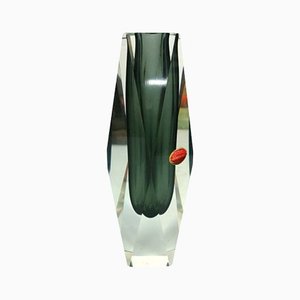 Submerged Glass Vase by Flavio Poli, 1960s