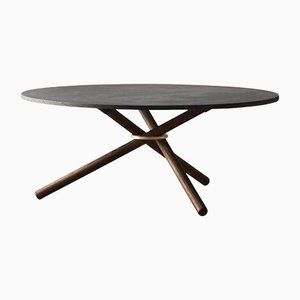 Bertha Coffee Table (Dark Concrete) by Eberhart Furniture
