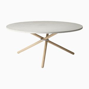 Edda Coffee Table (Light Concrete) by Eberhart Furniture