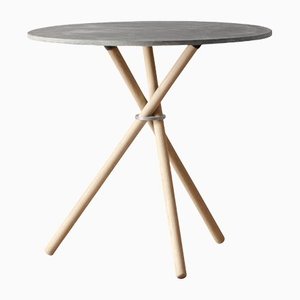 Aldric Café Table (Light Concrete) by Eberhart Furniture