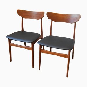Teak Esszimmerstühle von Scheønning & Elgaard für Randers Furniture Factory, 4er Set