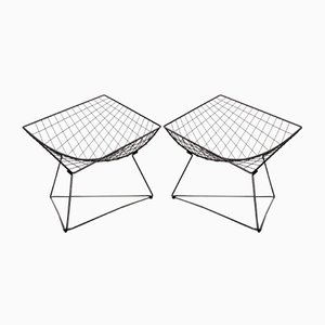 Vintage Danish OTI Wire Chairs by Niels Gammelgaard for Ikea, 1980s, Set of 2