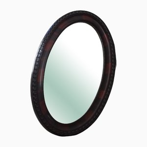 Large Victorian Oval Wall Mirror