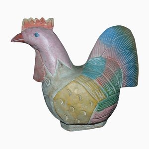 Vintage Wooden Hen, 1950s