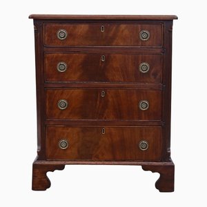 Small Antique Georgian Early 19th Century Mahogany Chest of Drawers