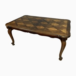 Louis XV Tisch aus Nussholz & Kirschholz