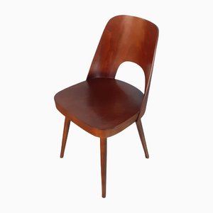 Vintage Czech 515 Walnut Chairs by Oswald Haerdtl for Ton, 1960s, Set of 6