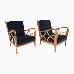 Art Deco Armchairs by Paolo Buffa, 1950s, Set of 2