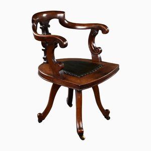 Victorian Mahogany Desk Chair