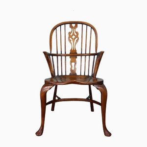 Antiker englischer Windsor Stuhl, 1800er