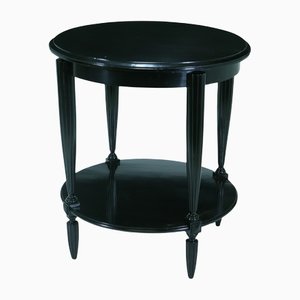 French Black Ebonised Occasional Table