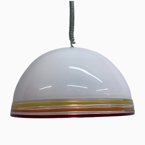Murano Glass Half-Ball Lamp by Roberto Pamio & Renato Toso for Leucos