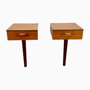 Mid-Century Bedside Cabinets, Set of 2