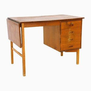 Teak Office Desk, Denmark, 1950s