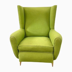 Mid-Century Green One Seater Sofa